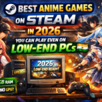 Best anime games on Steam 2026 for low end PC India 4GB RAM no GPU
